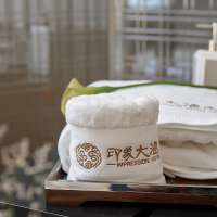 Wholesale Luxury Hotel Bath Towels Customized Logo 100% Cotton Face Towels